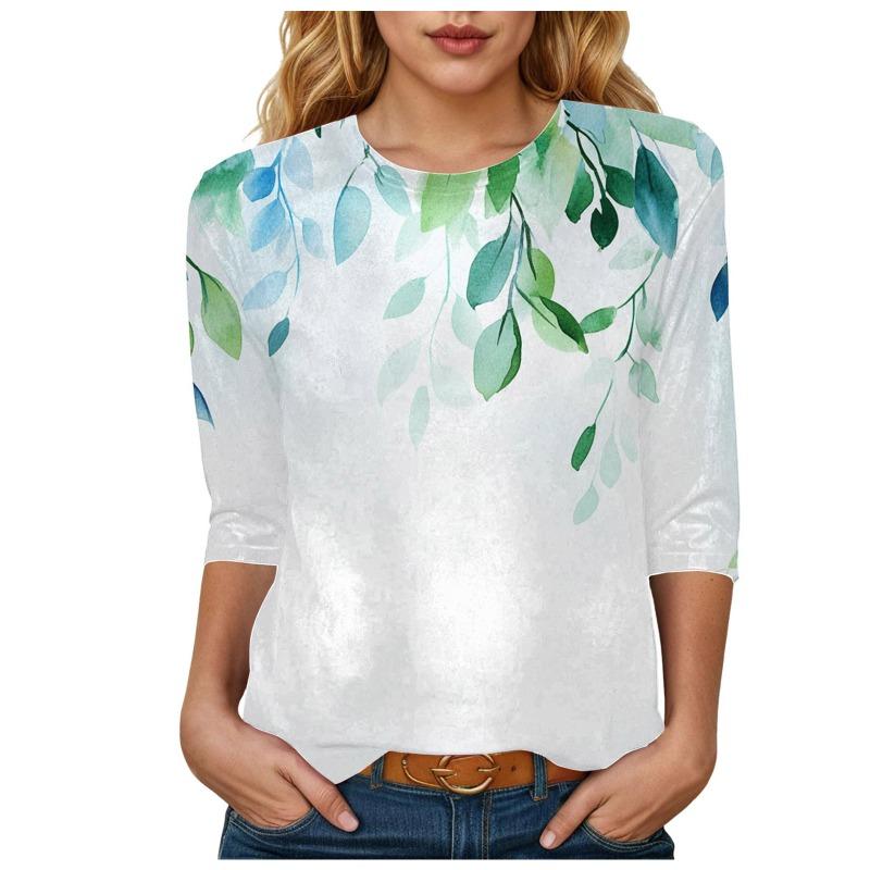 Women s Summer Fashion Casual Round Neck Retro Flower Long Sleeve XL
Women s Summer Fashion Casual Round Neck Retro Flower Long Sleeve XL