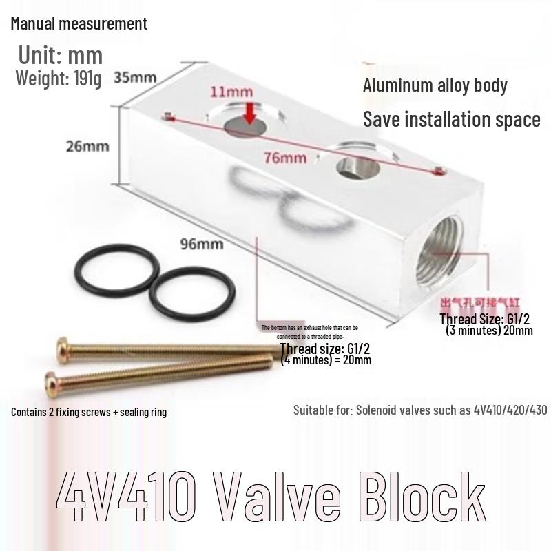 Pneumatic Solenoid Valve Manifold Block
Pneumatic Solenoid Valve Manifold Block