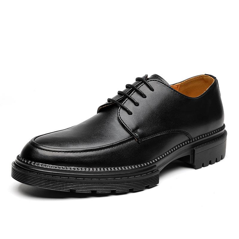Business dress shoes British leather shoes heightened platform leather shoes lace-up white leather shoes groom wedding shoes 44 чорний
Business dress shoes British leather shoes heightened platform leather shoes lace-up white leather shoes groom wedding shoes 44 чорний
