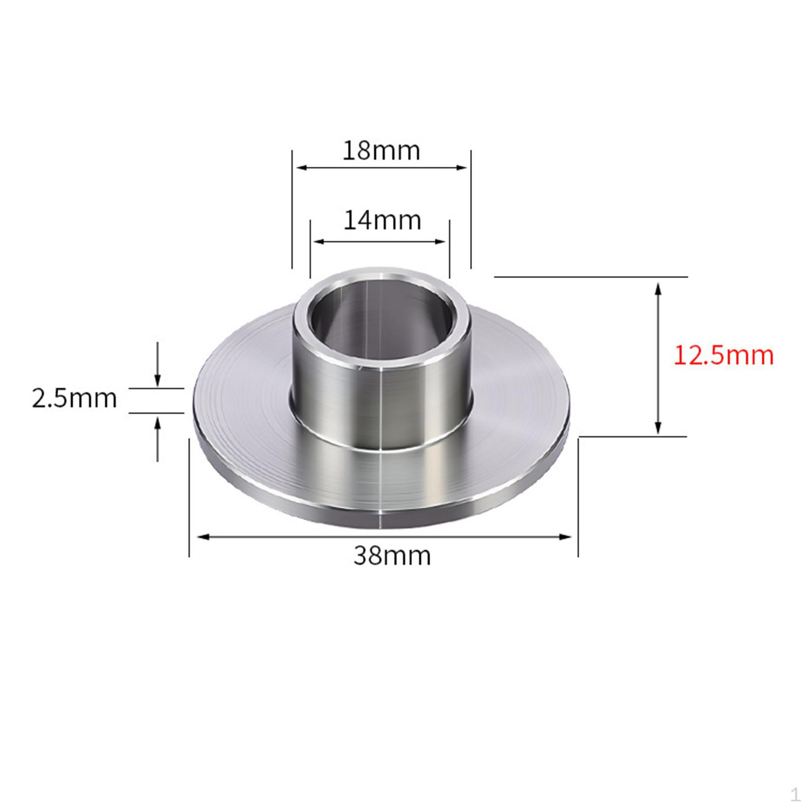 Milling Template Guide Bushing, Stainless Steel Woodworking Tool for DIY Enthusiasts, Trimming 1.8cm outer diameter
Milling Template Guide Bushing, Stainless Steel Woodworking Tool for DIY Enthusiasts, Trimming 1.8cm outer diameter