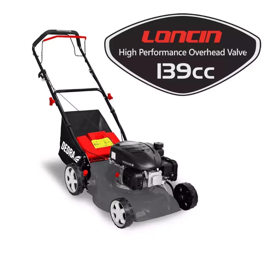 Бензинова газонокосарка з двигуном Garden Dedra Ded8720-43L Loncin 2,4 кВт, 139 см3, ширина різання 43 см
Бензинова газонокосарка з двигуном Garden Dedra Ded8720-43L Loncin 2,4 кВт, 139 см3, ширина різання 43 см