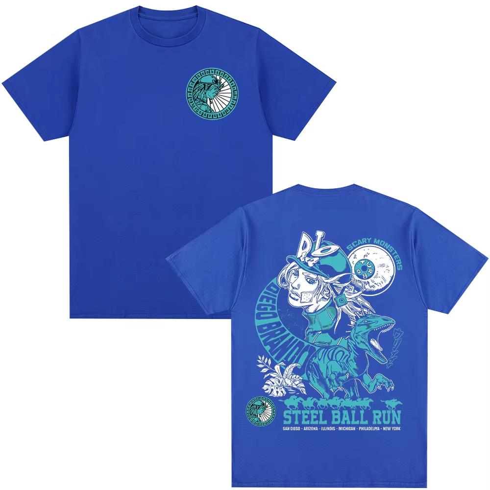 Anime Jojo7 Steel Ball Run Diego Brando Graphic 100Cotton Unisex Shirt 2026 Summer New Unisex Fashion Y2k Short Sleeve Tshirt 4XL
Anime Jojo7 Steel Ball Run Diego Brando Graphic 100Cotton Unisex Shirt 2026 Summer New Unisex Fashion Y2k Short Sleeve Tshirt 4XL