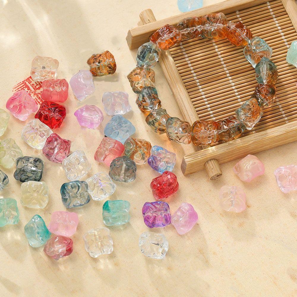 60Pcs Transparent Crystal Glass Beads Lion Shape Jewelry Making Accessories Necklace making синій/помаранчевий
60Pcs Transparent Crystal Glass Beads Lion Shape Jewelry Making Accessories Necklace making синій/помаранчевий