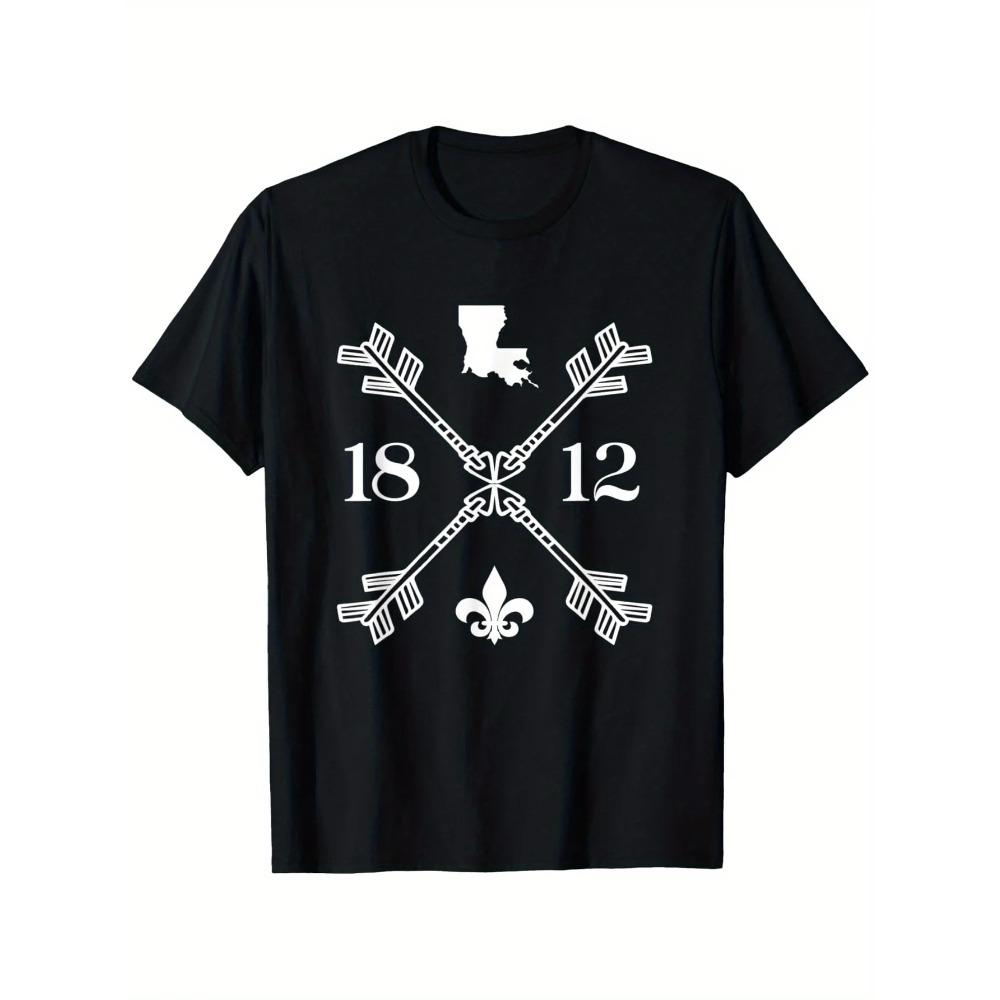 Футболка мужская из 100% хлопка - Louisiana Arrow \u0026 Fleur-de-Lis Design, повседневный свободный крой, короткий рукав, всесезонная одежда M чёрный
Футболка мужская из 100% хлопка - Louisiana Arrow \u0026 Fleur-de-Lis Design, повседневный свободный крой, короткий рукав, всесезонная одежда M чёрный