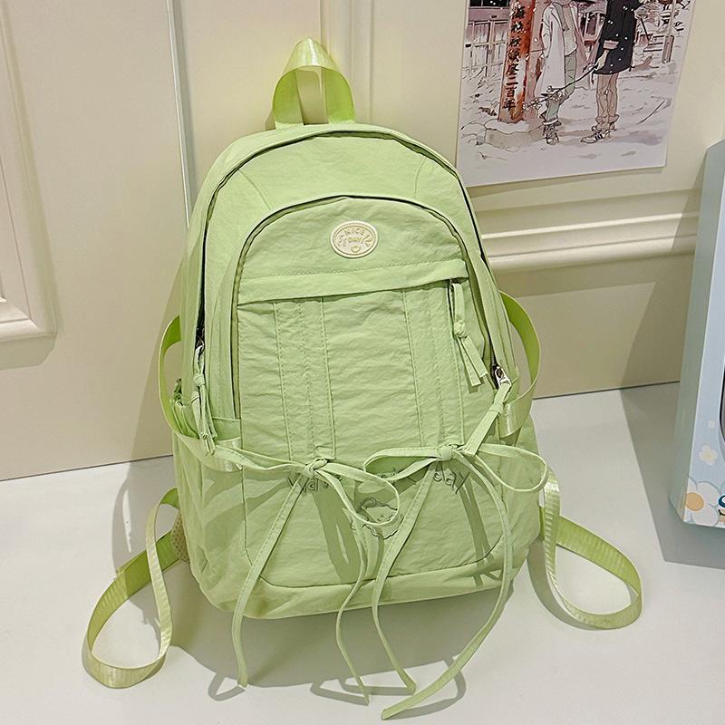 Японская милая сладкая наплечная сумка с бантом для старшеклассников, привлекательная, в стиле мори, маленькая, свежая, дорожный рюкзак. .