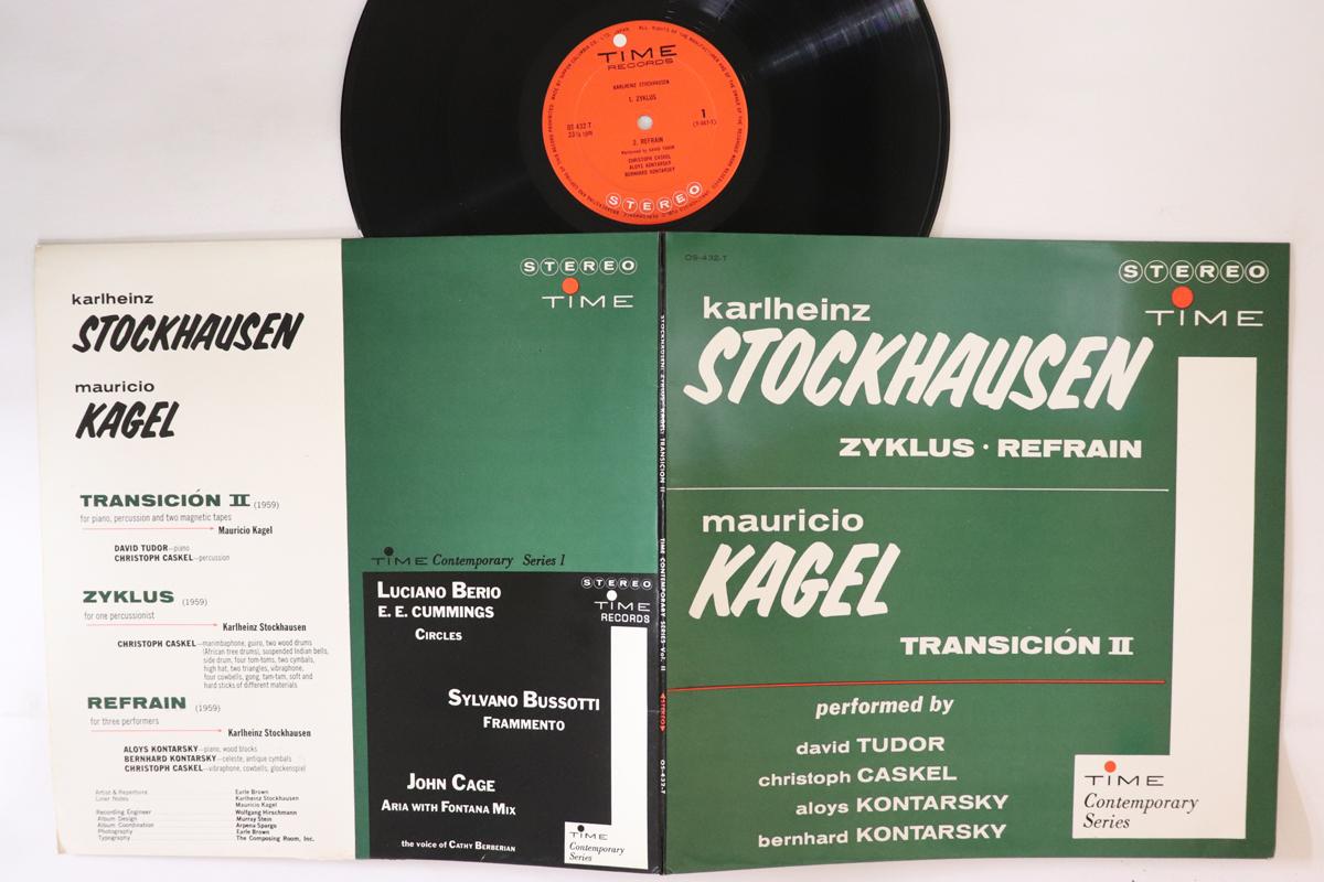 LP Record KARLHEINZ STOCKHAUSEN MAURICIO KAGE - Zyklus Refrain / Transicion II OS432T TIME RECORDS 1965 US Classical Used
LP Record KARLHEINZ STOCKHAUSEN MAURICIO KAGE - Zyklus Refrain / Transicion II OS432T TIME RECORDS 1965 US Classical Used