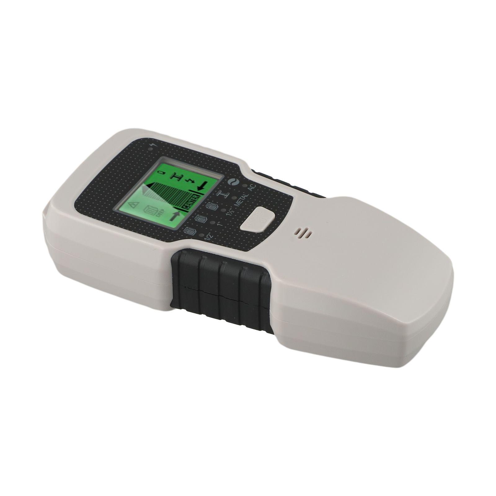 SH501 5 In 1 Wall Detector Stud Finder Scanner Metal Wood Live Wire LCD Backlight Cable Guard 60mm Depth 9V Battery Tool China Mainland
SH501 5 In 1 Wall Detector Stud Finder Scanner Metal Wood Live Wire LCD Backlight Cable Guard 60mm Depth 9V Battery Tool China Mainland