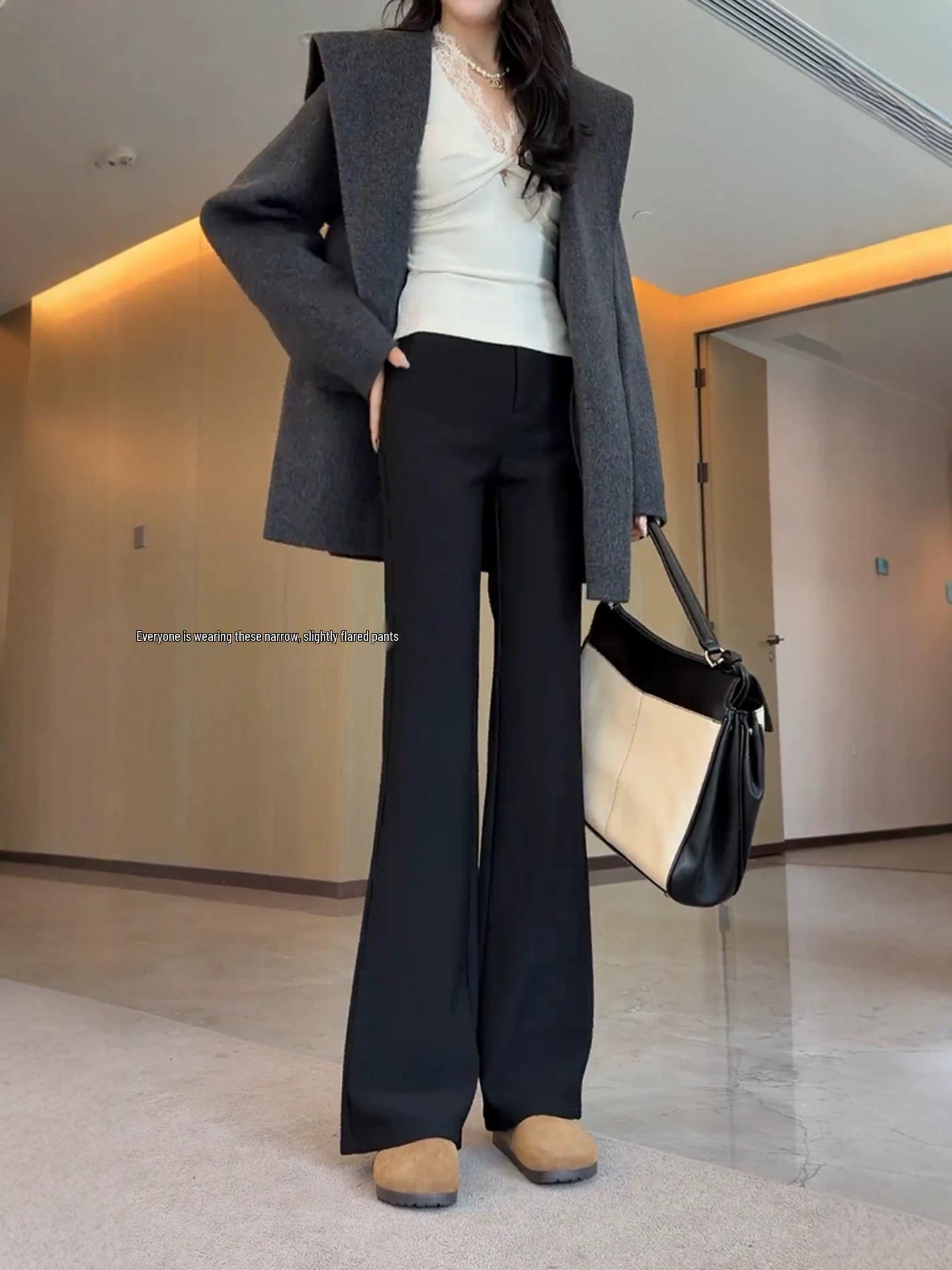 Women s Black Velvet Micro-Flare Slimming Casual Pants - Winter Petite Plus Size, Elastic Fit L (115-125 kg) чёрный
Women s Black Velvet Micro-Flare Slimming Casual Pants - Winter Petite Plus Size, Elastic Fit L (115-125 kg) чёрный