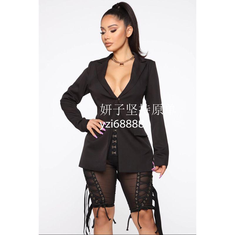 Los Angeles Pure Original Tail Order FN Texture Sexy Fashionable Minority Fashionable Fine Stylish Bare Back Suit Female Black Suit Suit XS
Los Angeles Pure Original Tail Order FN Texture Sexy Fashionable Minority Fashionable Fine Stylish Bare Back Suit Female Black Suit Suit XS