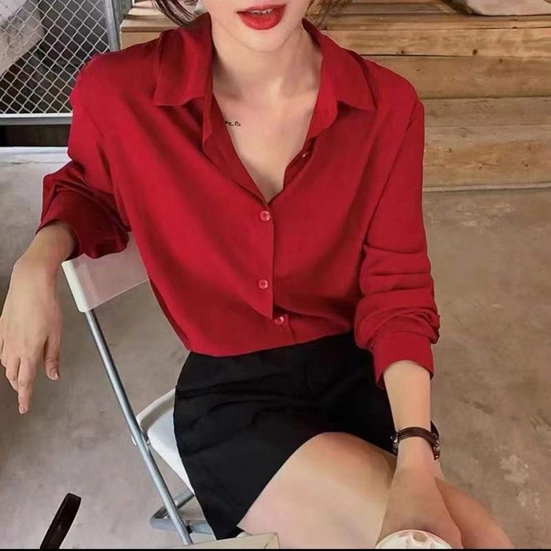 Women s Acetate Satin Shirt Hong Kong Style Design With A Sense Of Uniqueness For Spring Long Sleeved Silk Blouse XXXL білий
Women s Acetate Satin Shirt Hong Kong Style Design With A Sense Of Uniqueness For Spring Long Sleeved Silk Blouse XXXL білий
