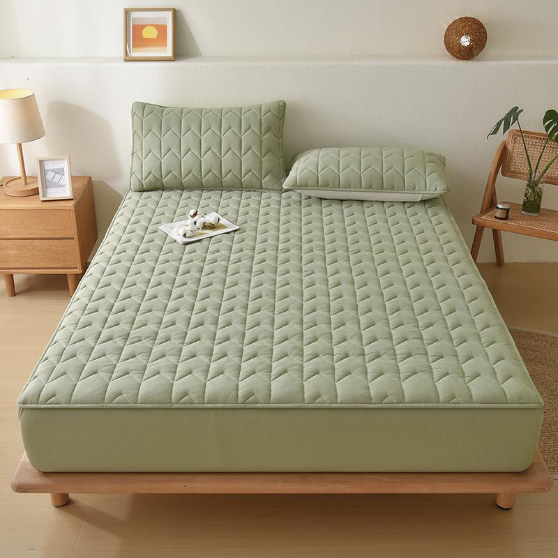 new plain cloud wrinkled yarn padded fitted sheet, machine washed dust cover universal in all seasons, no pillowcase 120x200cm 1pcs
new plain cloud wrinkled yarn padded fitted sheet, machine washed dust cover universal in all seasons, no pillowcase 120x200cm 1pcs