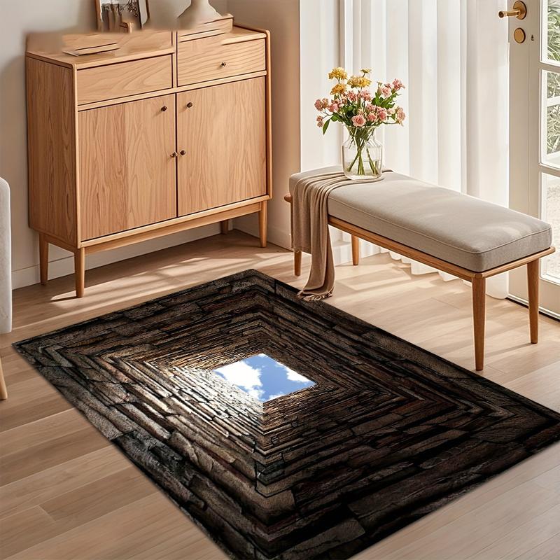 1 Piece of Illusion Courtyard Stone Patterned Floor Mat Home Living Room Bedroom Bathroom Corridor - Anti Slip Entrance Hall Mat 50cmx80cm
1 Piece of Illusion Courtyard Stone Patterned Floor Mat Home Living Room Bedroom Bathroom Corridor - Anti Slip Entrance Hall Mat 50cmx80cm