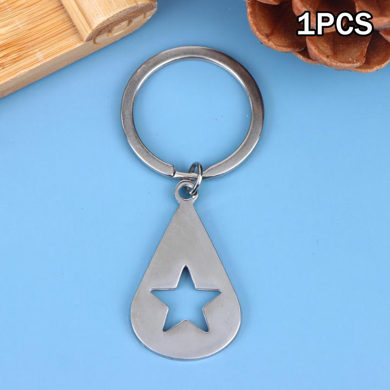 Waterdrop Shape Keychain Alloy Hollow Star Design Minimalist Unisex Gift Car Accessory Home Keys Decor Durable Metal A1
Waterdrop Shape Keychain Alloy Hollow Star Design Minimalist Unisex Gift Car Accessory Home Keys Decor Durable Metal A1