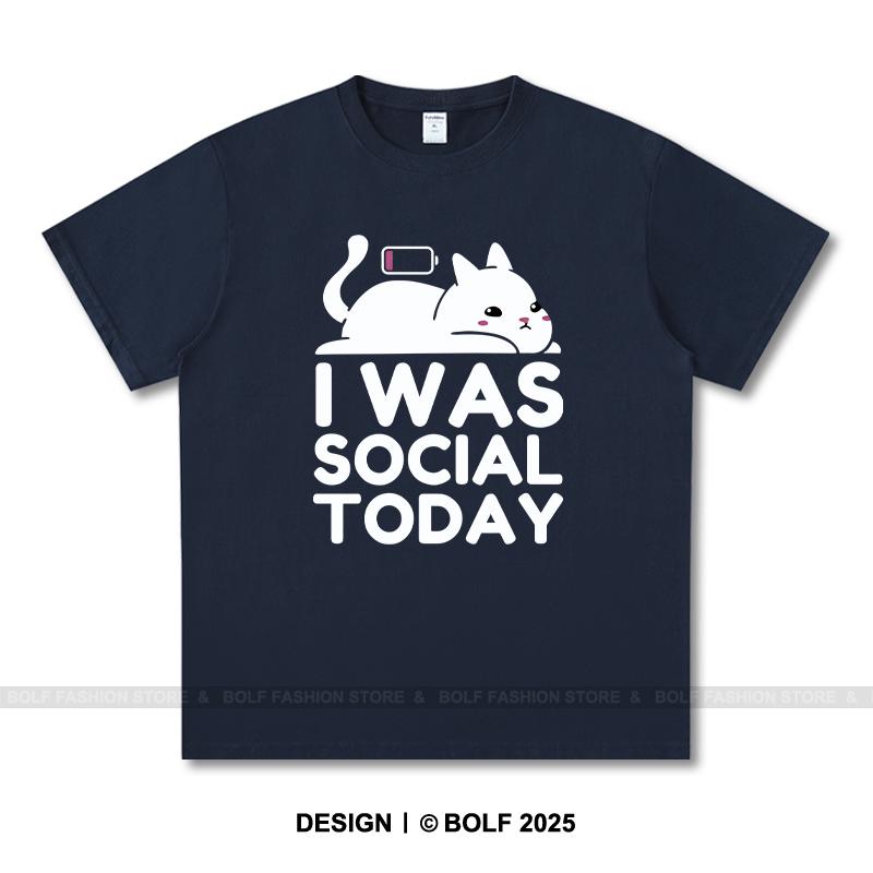 Женская футболка с принтом «I Was Social Today» 100% хлопок, свободные футболки с интровертным принтом для лета, топы, уличная одежда для антисоциальных людей XXXL темно-синий
Женская футболка с принтом «I Was Social Today» 100% хлопок, свободные футболки с интровертным принтом для лета, топы, уличная одежда для антисоциальных людей XXXL темно-синий