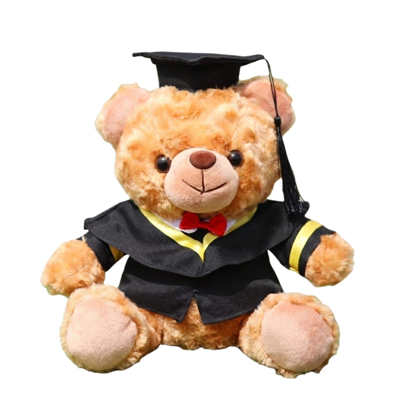 Graduation Teddy Bear Plush Toy Wearing Academic Gown and Cap Soft Stuffed Animal Graduation Gift for Celebration and Commemoration One Size жовтий
Graduation Teddy Bear Plush Toy Wearing Academic Gown and Cap Soft Stuffed Animal Graduation Gift for Celebration and Commemoration One Size жовтий