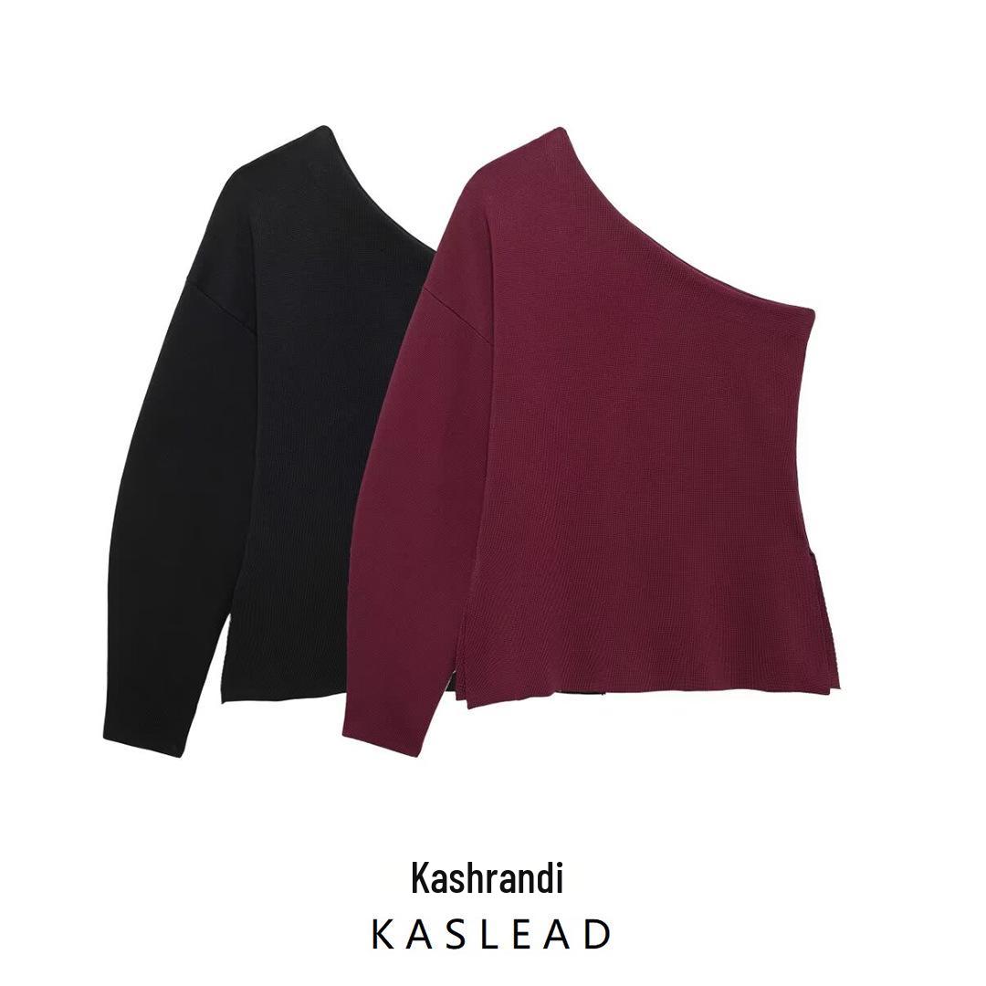 Autumn 2024 Women s Asymmetrical Knit Top - European & American Casual Style Large червоний
Autumn 2024 Women s Asymmetrical Knit Top - European & American Casual Style Large червоний