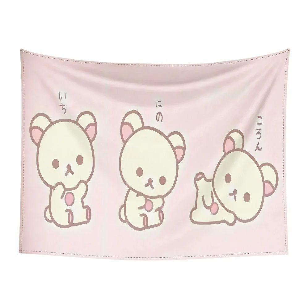 1pc Three Cute Bears Tapestry Polyester 2D Flat Wall Art Cozy Decor for Kids Room Bedside Healing Home Accent Gift 74x94cm(29x37in)
1pc Three Cute Bears Tapestry Polyester 2D Flat Wall Art Cozy Decor for Kids Room Bedside Healing Home Accent Gift 74x94cm(29x37in)