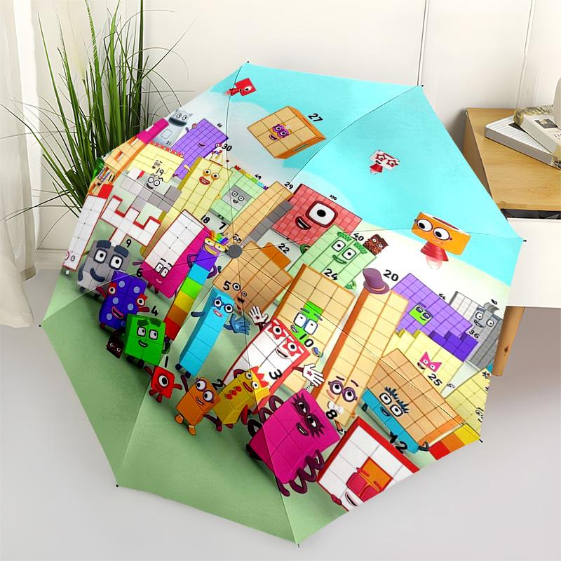 Cubes, Characters Themed Automatic Opening and Closing Umbrella, Compact Travel Umbrella, Lightweight and Portable, Suitable for Beach Commu
Cubes, Characters Themed Automatic Opening and Closing Umbrella, Compact Travel Umbrella, Lightweight and Portable, Suitable for Beach Commu