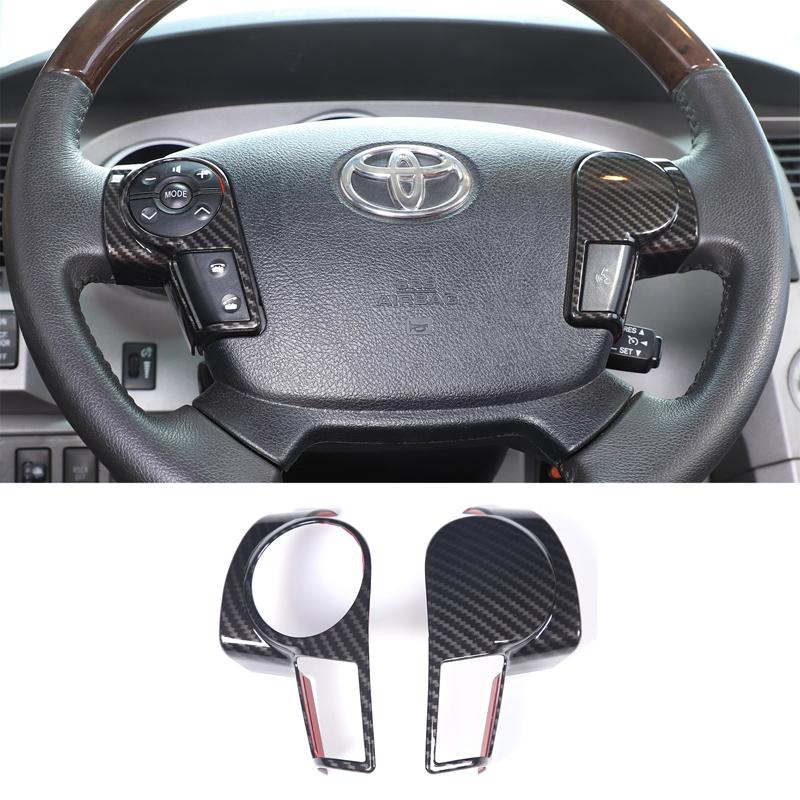 For Toyota Tundra 2007-2013 ABS Matte Black/Carbon Fiber Car Interior Steering Wheel Decorative Cover Sticker Auto Accessories
For Toyota Tundra 2007-2013 ABS Matte Black/Carbon Fiber Car Interior Steering Wheel Decorative Cover Sticker Auto Accessories