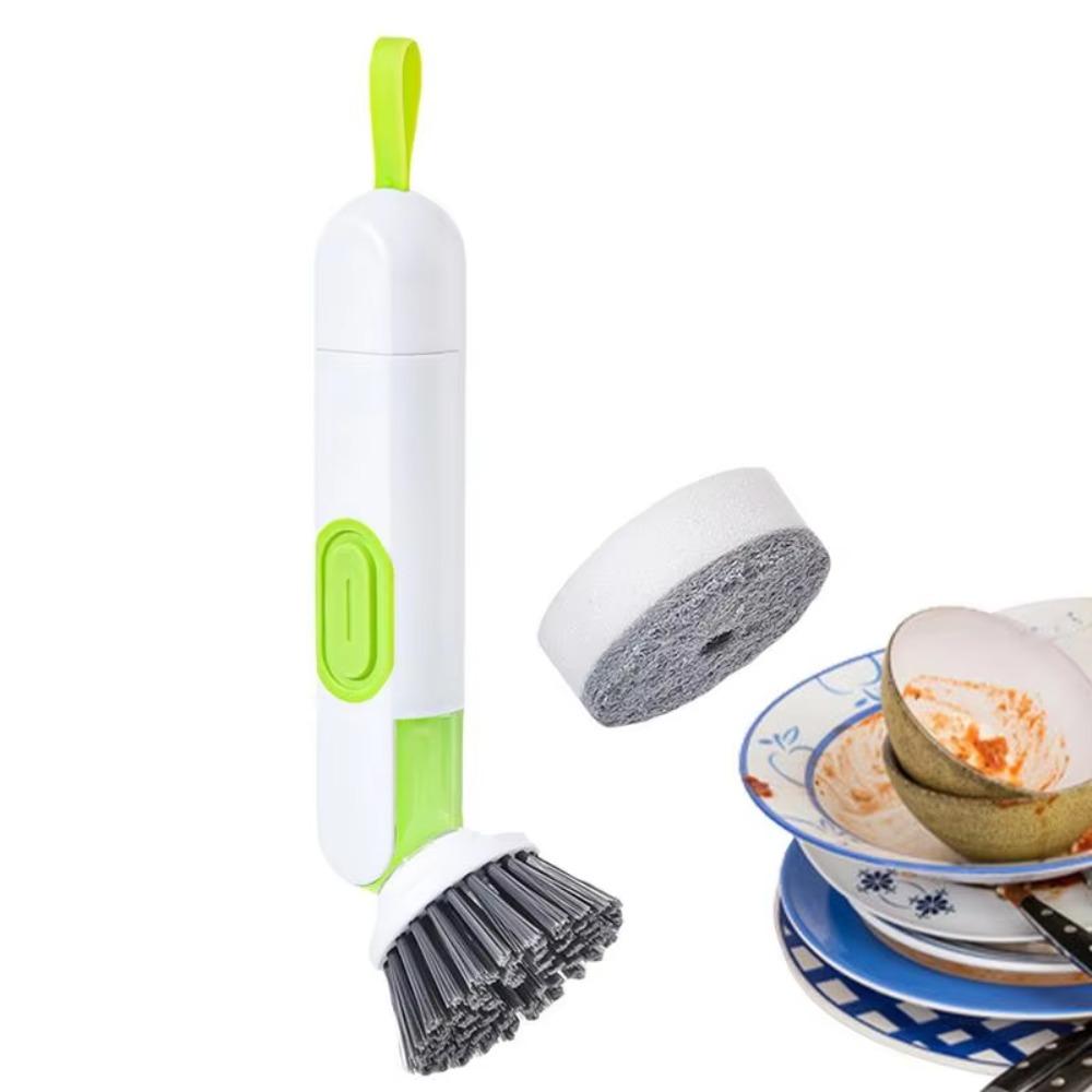 Multi-functional Liquid-Filled Cleaning Brush Replaceable Brush Dish Brush Pan Brush Kitchen зелёный
Multi-functional Liquid-Filled Cleaning Brush Replaceable Brush Dish Brush Pan Brush Kitchen зелёный
