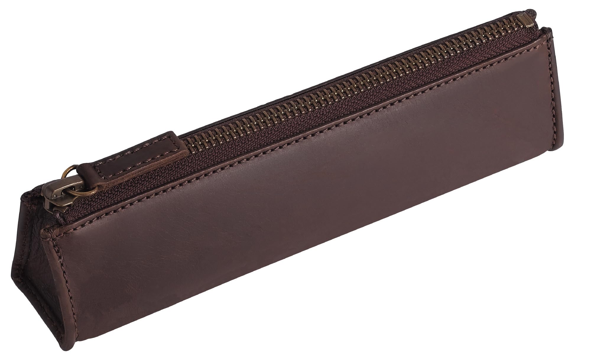 ANTIQOLD Pencil Case M Dark Braun Cowhide Pouch with Triangular Gusset AQPSF
ANTIQOLD Pencil Case M Dark Braun Cowhide Pouch with Triangular Gusset AQPSF