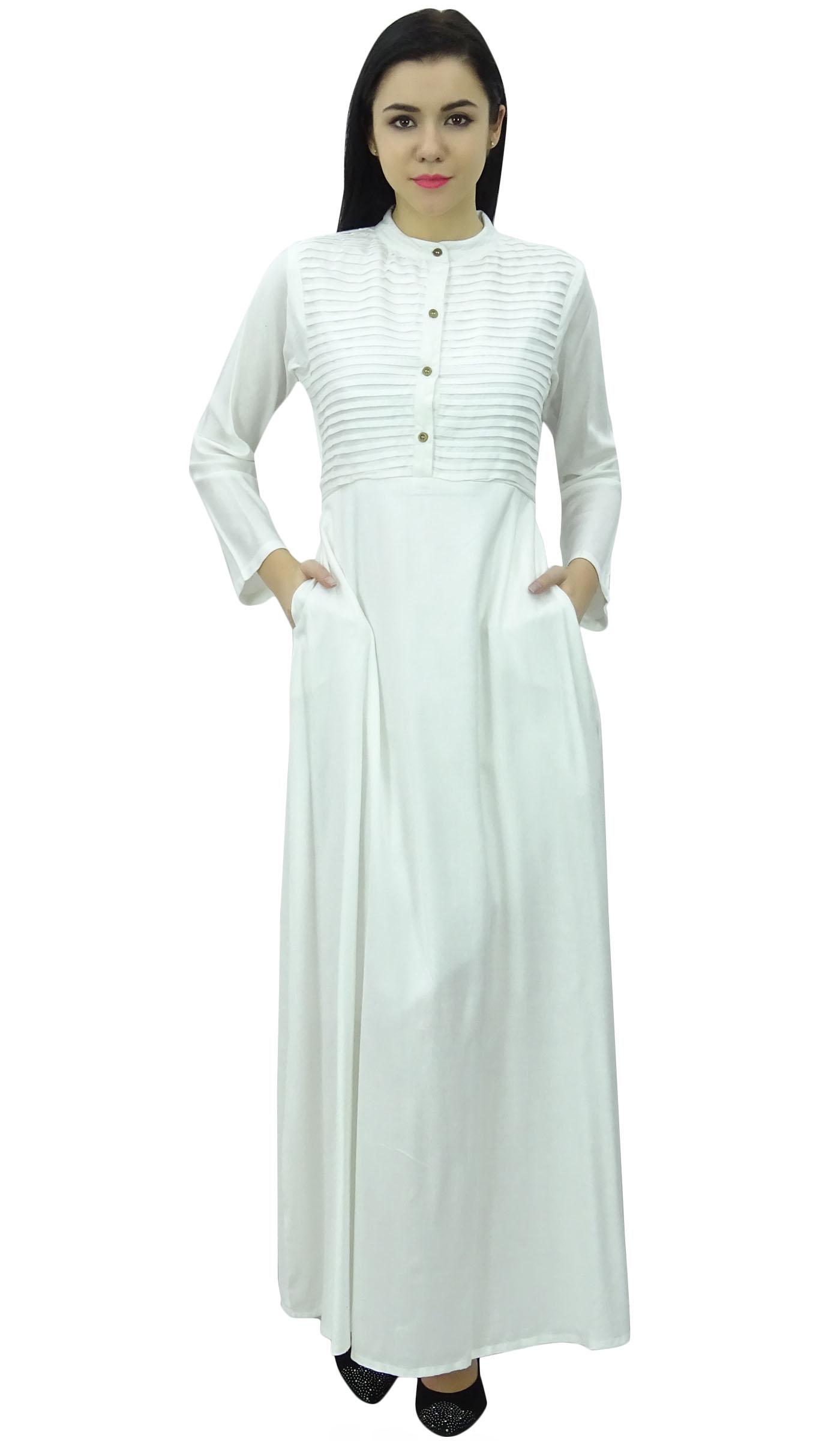 Bimba Women s Long Sleeve Maxi Mandarin Collar Plain Jilbab Dress With 8 білий
Bimba Women s Long Sleeve Maxi Mandarin Collar Plain Jilbab Dress With 8 білий