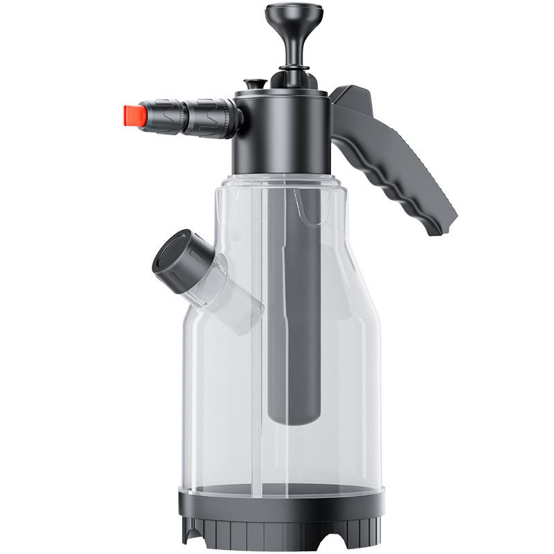 2L Модернизированный ручной насос с боковым отверстием, распылитель пены, пневматическая пена, снежная пена, спрей для мытья автомобиля, утолщенная бутылка для чистки автомобиля