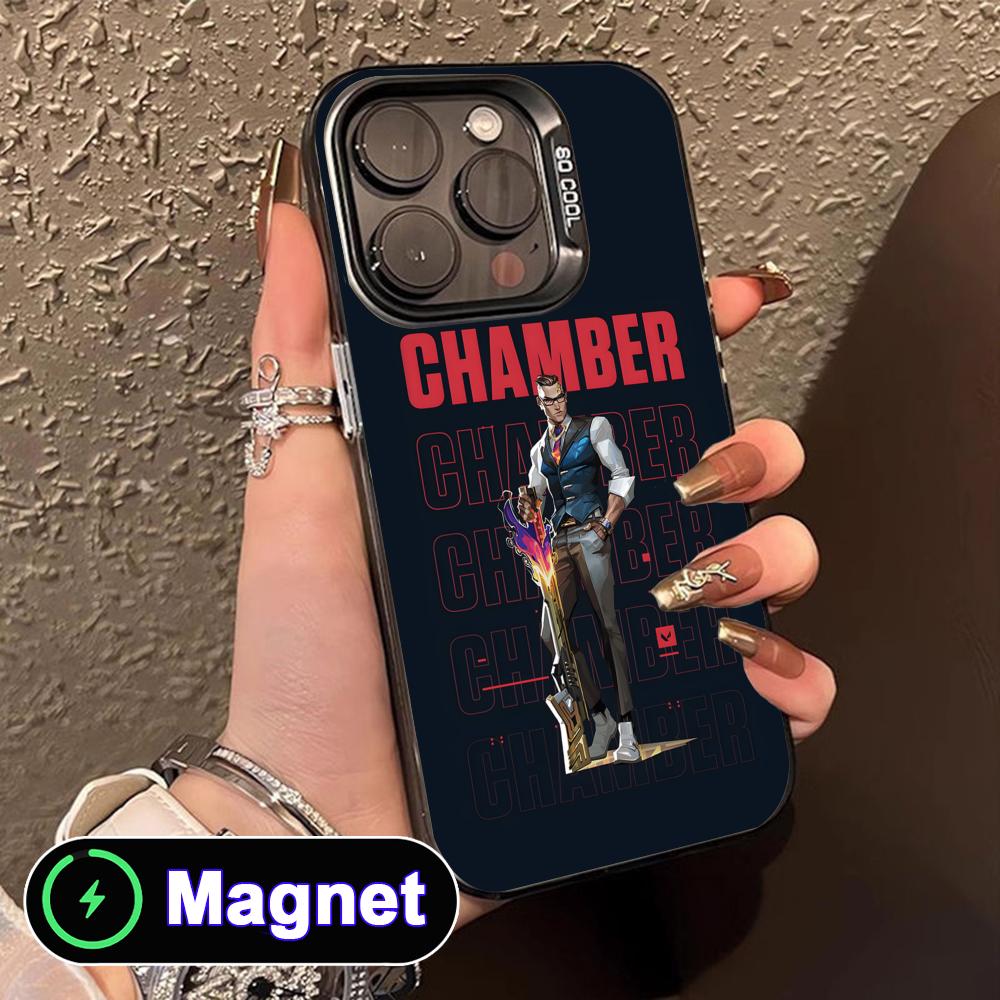 Valo Chamber Phone Case for iPhone 17 16 15 14 13 12 11 Air Pro Max Plus Colorful Silver MagSafe Cover iPhone 11
Valo Chamber Phone Case for iPhone 17 16 15 14 13 12 11 Air Pro Max Plus Colorful Silver MagSafe Cover iPhone 11