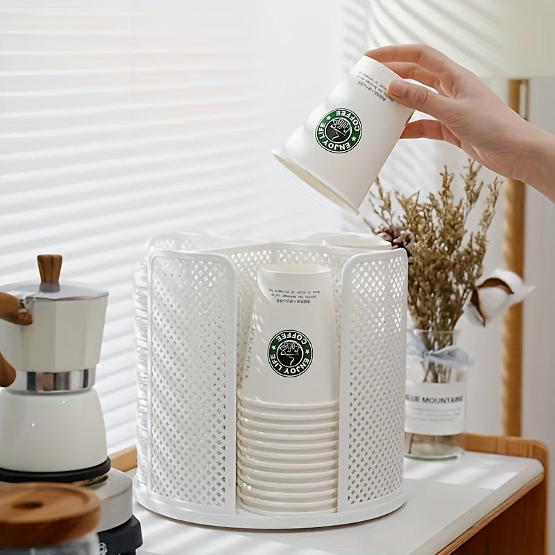 360-Degree Rotating Cup Storage Rack, Made of PP Material, a Cup Organizer Suitable for Tea And Coffee Shops, Offices, And Home Decor, Featuring білий
360-Degree Rotating Cup Storage Rack, Made of PP Material, a Cup Organizer Suitable for Tea And Coffee Shops, Offices, And Home Decor, Featuring білий