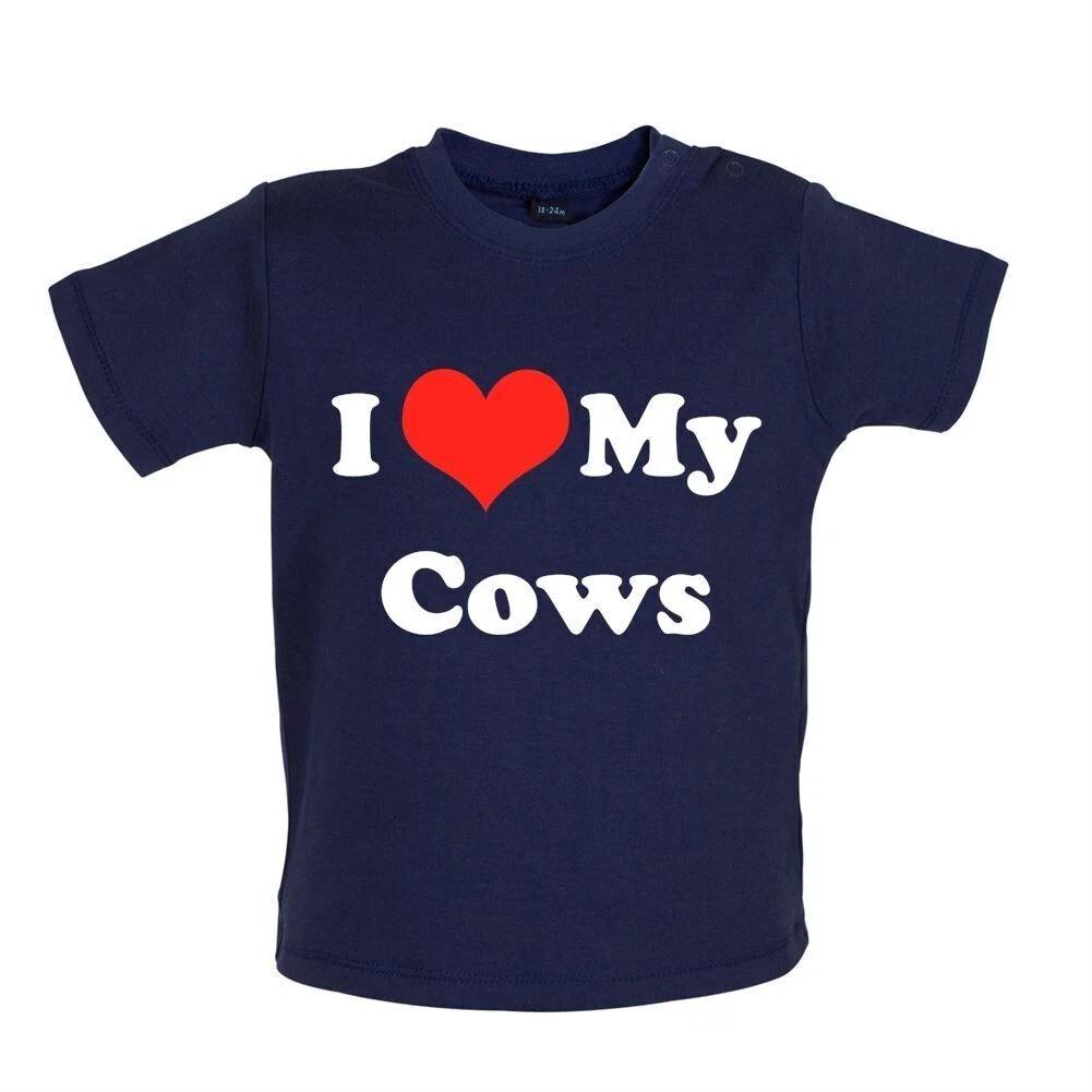 I Love My Cows - Kids Baby Kids Boys Girls Unisex T-Shirt / Bodysuit - Cow Farmer Animals 100
I Love My Cows - Kids Baby Kids Boys Girls Unisex T-Shirt / Bodysuit - Cow Farmer Animals 100