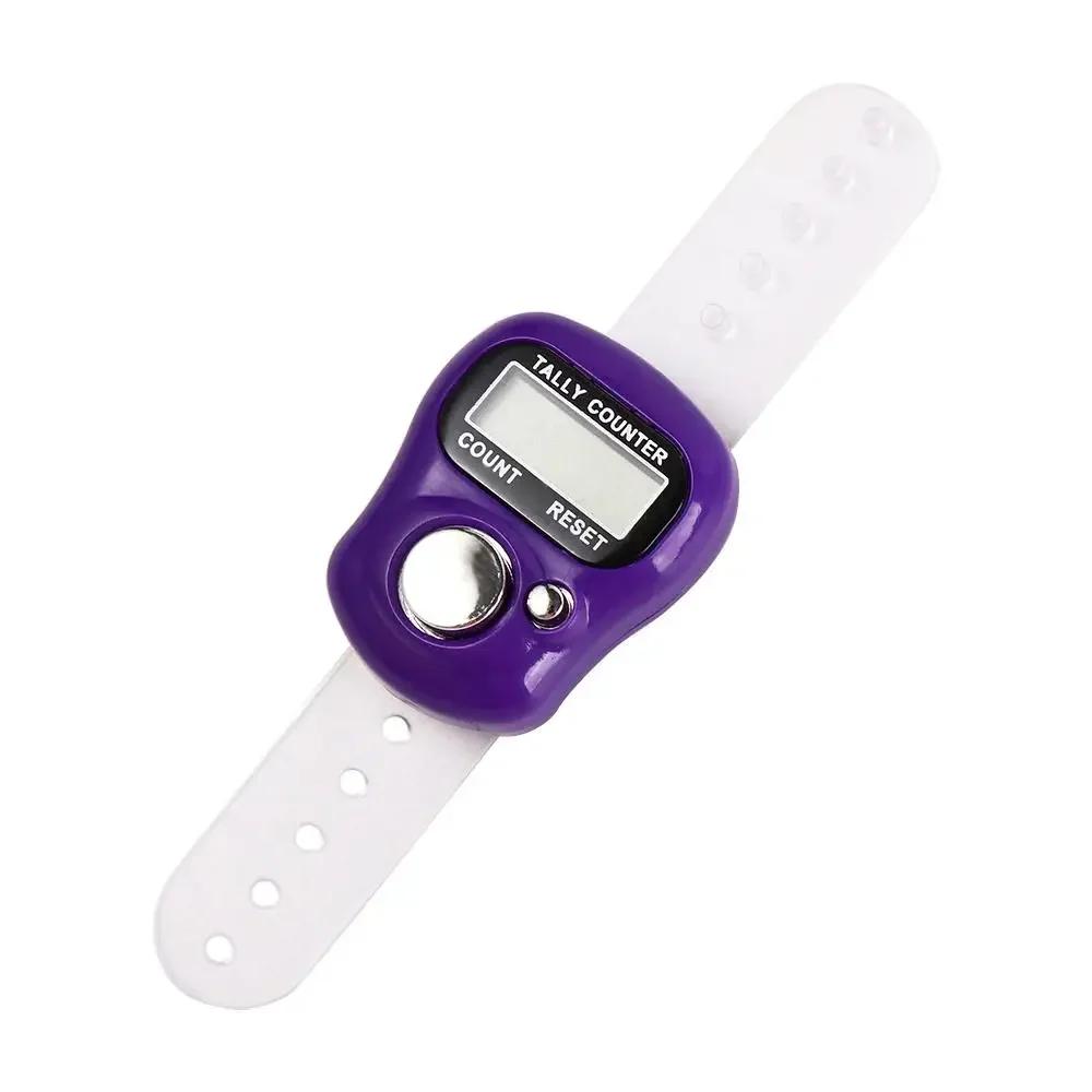 Weave Tools Mini Finger Ring Tally Counter Electronic Hand Held Knitting Row Counter Digital Stroke Counters Scoring Tool фіолетовий
Weave Tools Mini Finger Ring Tally Counter Electronic Hand Held Knitting Row Counter Digital Stroke Counters Scoring Tool фіолетовий