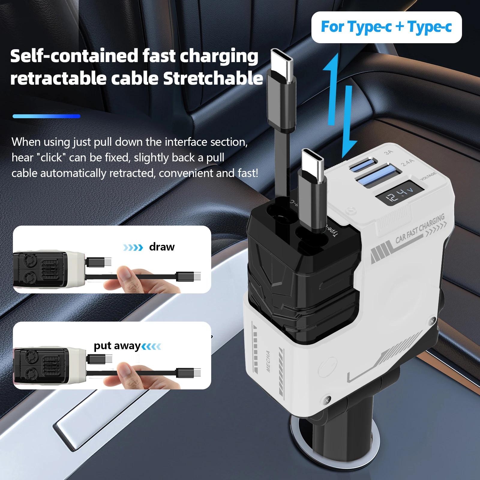 НОВОЕ 4 в 1 супер быстрое автомобильное зарядное устройство USB для телефона с выдвижными кабелями 2 порта USB автомобильное зарядное устройство адаптер для iPhone Huawei Samsung
НОВОЕ 4 в 1 супер быстрое автомобильное зарядное устройство USB для телефона с выдвижными кабелями 2 порта USB автомобильное зарядное устройство адаптер для iPhone Huawei Samsung