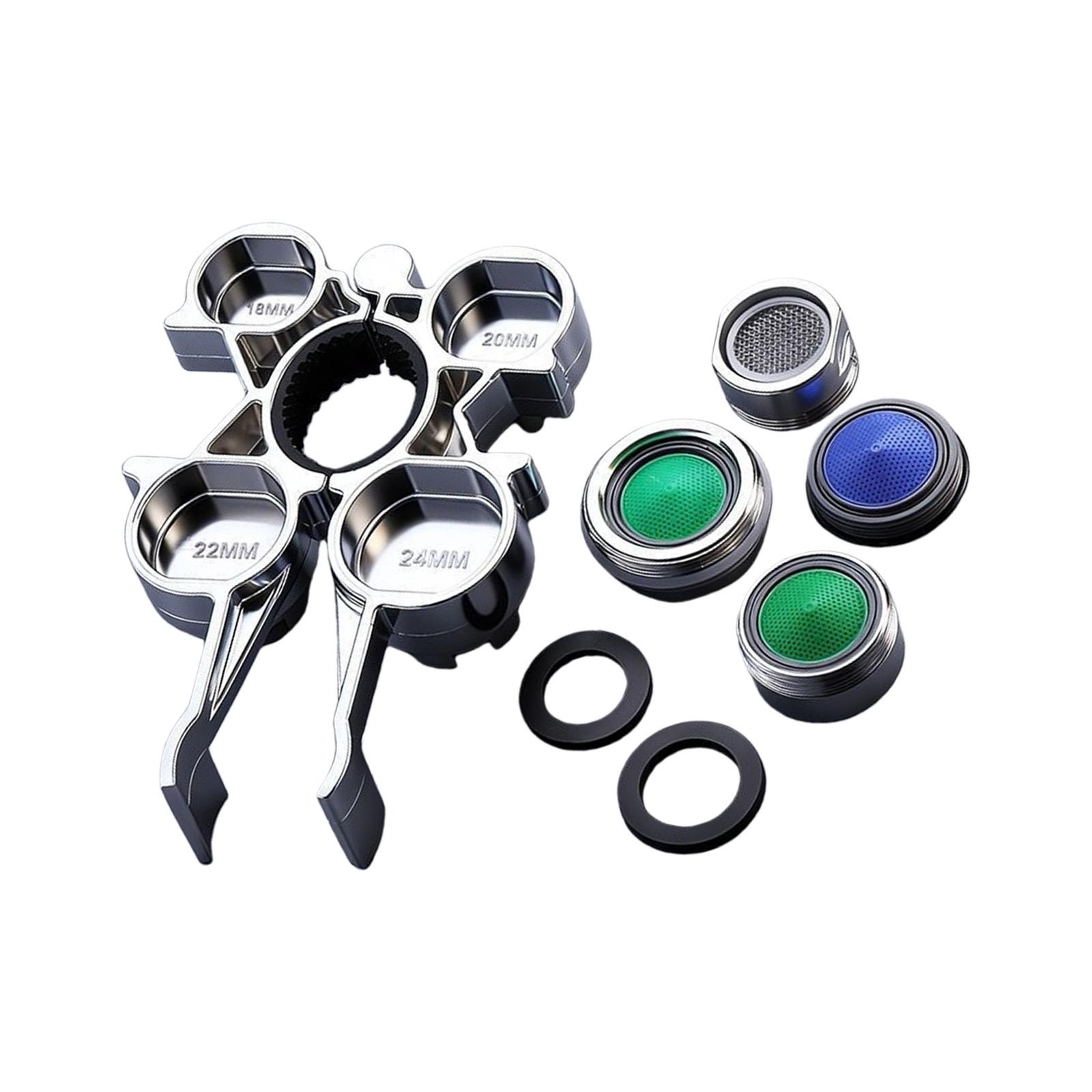Integrated Faucet Tool Easy to Use Faucet Installation Wrench for Aerator Disassembly & Assembly in Various Applications
Integrated Faucet Tool Easy to Use Faucet Installation Wrench for Aerator Disassembly & Assembly in Various Applications