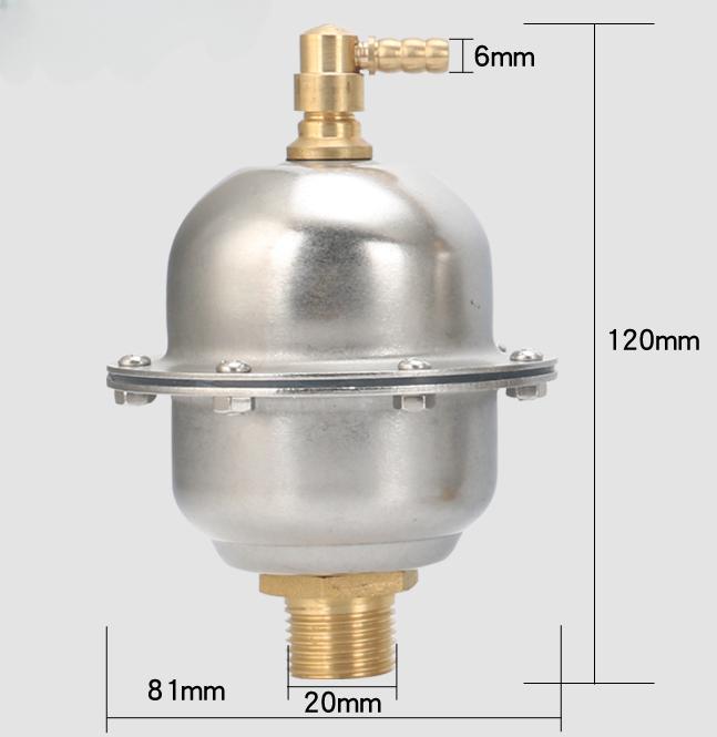 DN15-25 1/2 3/4 1 BSP Male Brass 304 Stainless Automatic Air Vent Safety Release Pressure Relief Valve Pipeline Water Heating BSPP Male
DN15-25 1/2 3/4 1 BSP Male Brass 304 Stainless Automatic Air Vent Safety Release Pressure Relief Valve Pipeline Water Heating BSPP Male