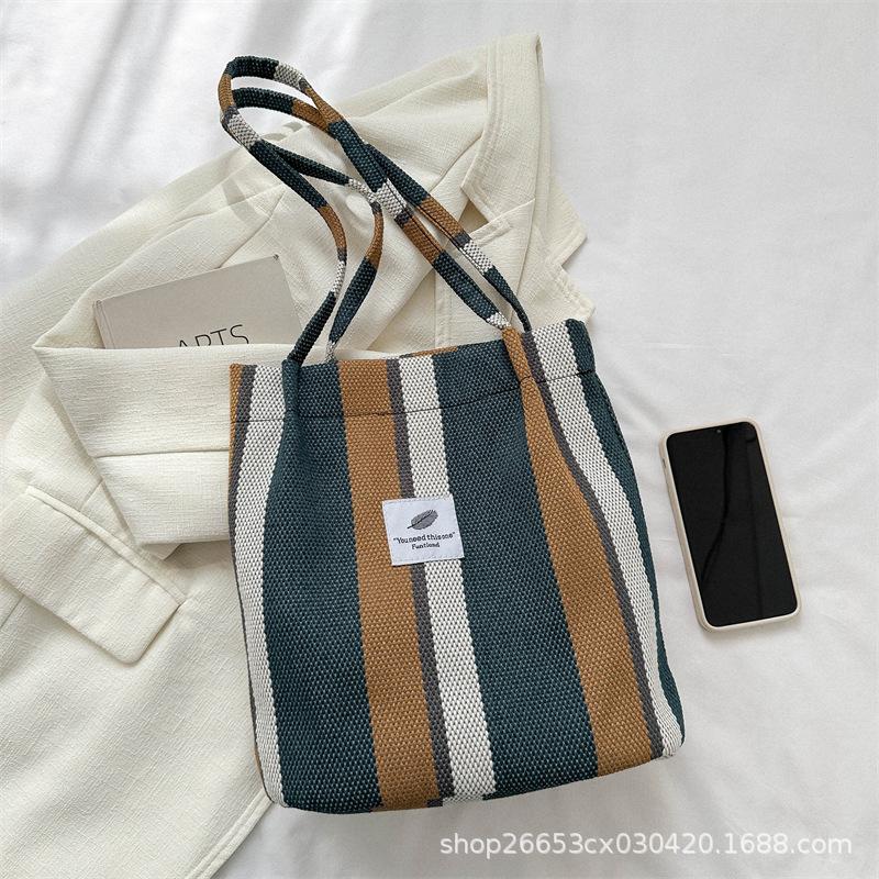 Полосатая холщовая сумка-тоут 2025 Новая повседневная трендовая большая вместимость для поездок на работу Осенняя мода На плечо Под мышкой Переносная сумка-тоут синий
Полосатая холщовая сумка-тоут 2025 Новая повседневная трендовая большая вместимость для поездок на работу Осенняя мода На плечо Под мышкой Переносная сумка-тоут синий
