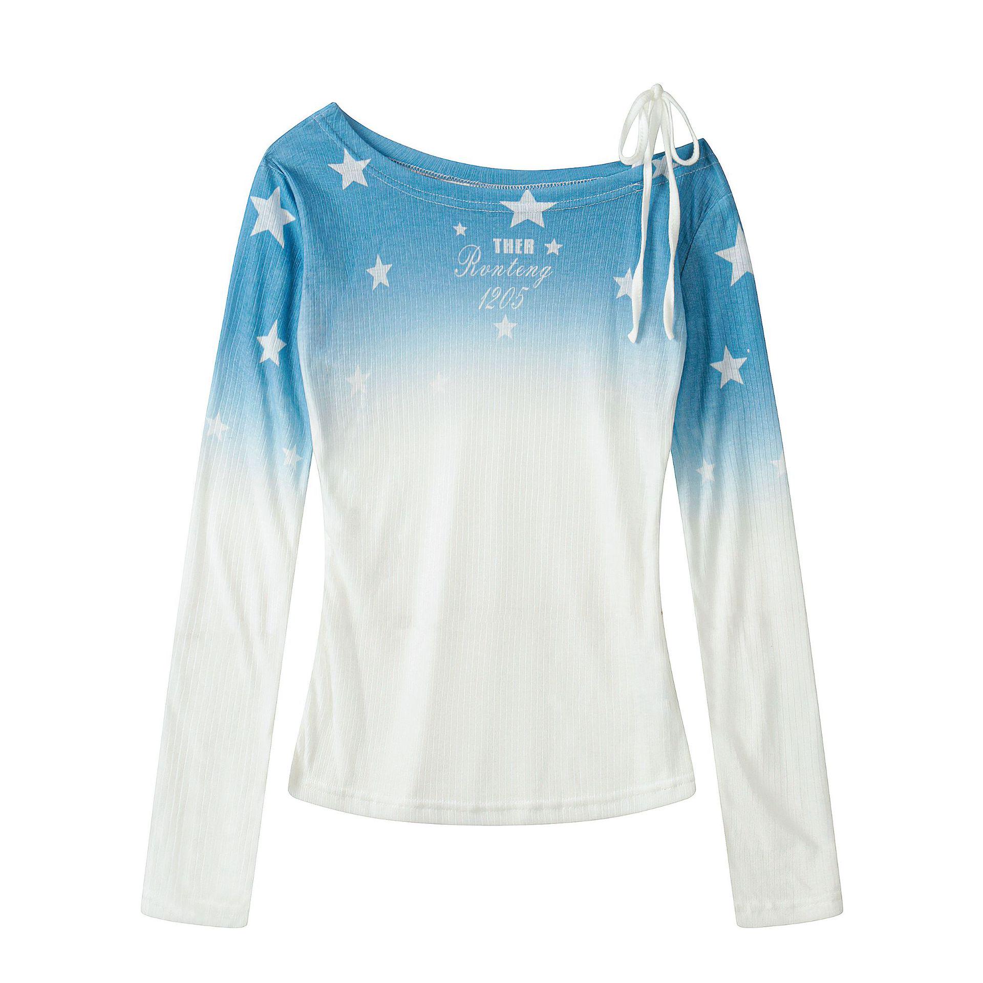 Design-Sense Gradient Spaghetti Strap One-Shoulder Women s Top – Stylish, Slightly Revealing Long Sleeve Large синій
Design-Sense Gradient Spaghetti Strap One-Shoulder Women s Top – Stylish, Slightly Revealing Long Sleeve Large синій
