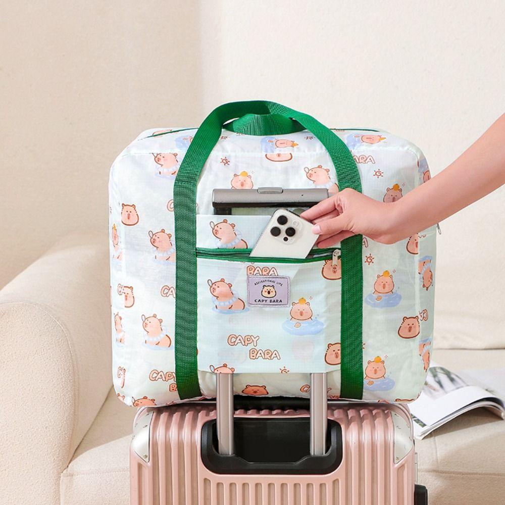Cartoon Student Quilt Storage Bag Capybara Nylon Duffel Bag Portable Luggage Bag Unisex M-Style5
Cartoon Student Quilt Storage Bag Capybara Nylon Duffel Bag Portable Luggage Bag Unisex M-Style5