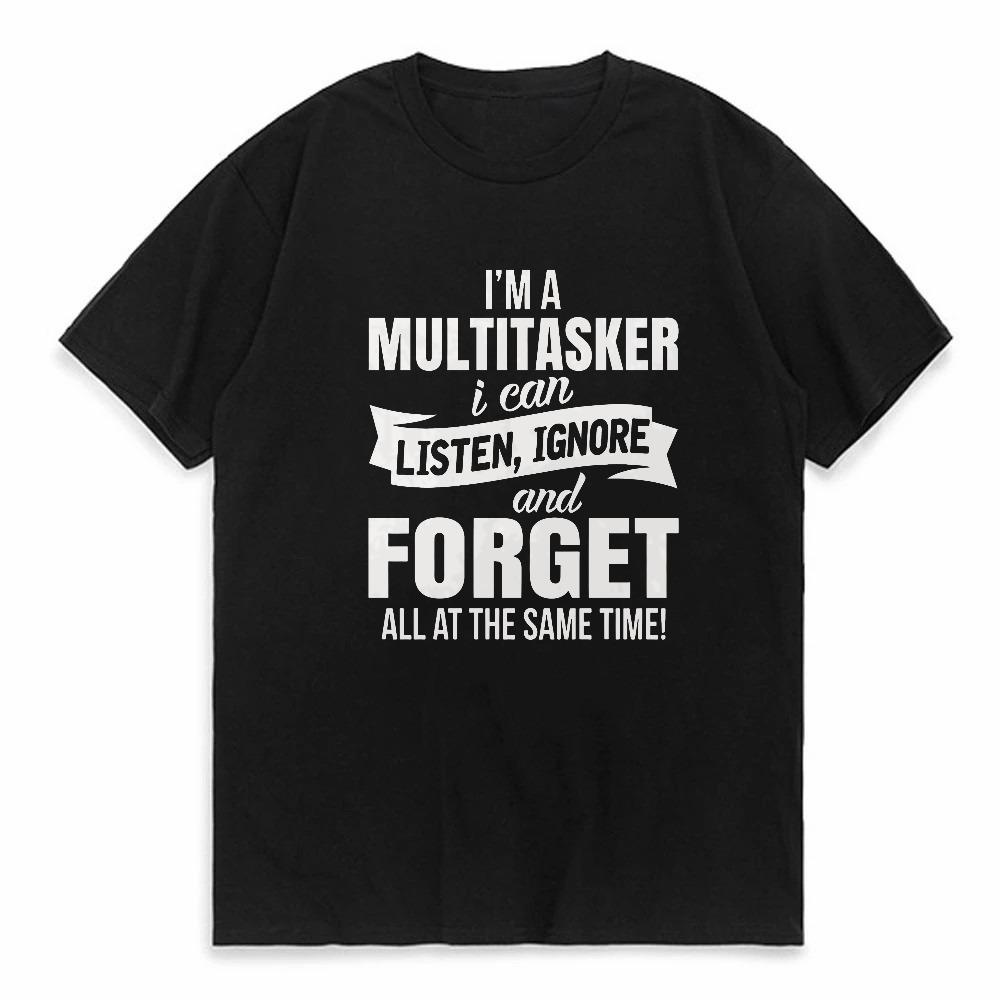 Im A Multitasker Print Tshirt with Funny Saying Men and Womens Fashion Graphic Tee Black T Shirt Summer Short Sleeve Shirts 4XL
Im A Multitasker Print Tshirt with Funny Saying Men and Womens Fashion Graphic Tee Black T Shirt Summer Short Sleeve Shirts 4XL