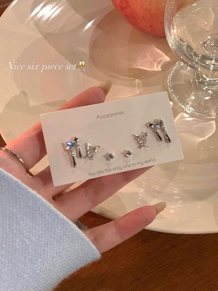 Liquid butterfly ear hole set stud earrings new trendy niche premium earrings earrings women
Liquid butterfly ear hole set stud earrings new trendy niche premium earrings earrings women