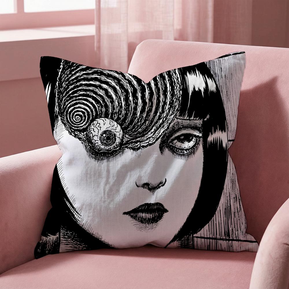 J-Junji Ito Terror Horror Cushion Cover Multi-Scene Pillow Cover for Home & Car - Reversible, Soft & Durable for Daily Use 30cmx30cm
J-Junji Ito Terror Horror Cushion Cover Multi-Scene Pillow Cover for Home & Car - Reversible, Soft & Durable for Daily Use 30cmx30cm