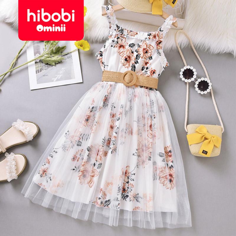 hibobi, 2 предмета, детское платье трапециевидной формы без рукавов с цветочным принтом и однотонным поясом для девочек
hibobi, 2 предмета, детское платье трапециевидной формы без рукавов с цветочным принтом и однотонным поясом для девочек