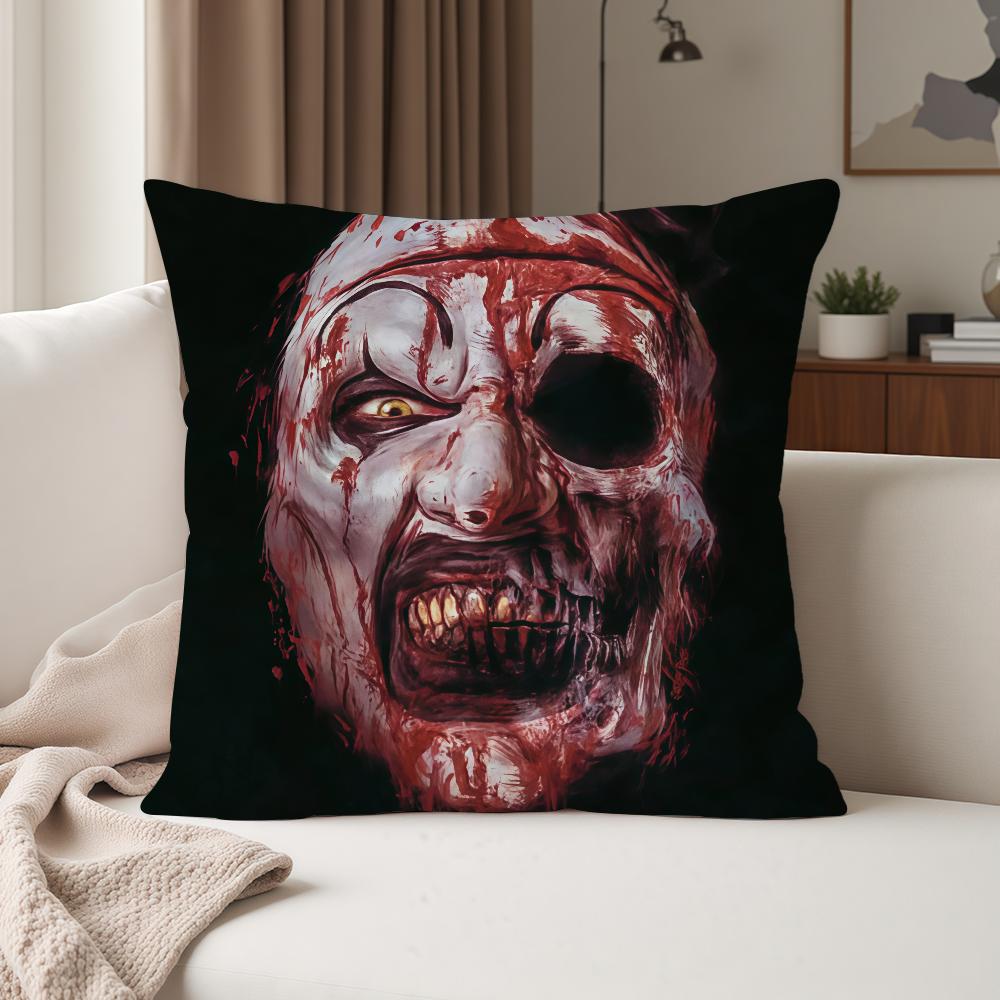 Film Funny TTerrifier 4 Horror Pillow Case Suitable For Bedrooms Living Rooms Cars Home Decoration 30cmx30cm
Film Funny TTerrifier 4 Horror Pillow Case Suitable For Bedrooms Living Rooms Cars Home Decoration 30cmx30cm