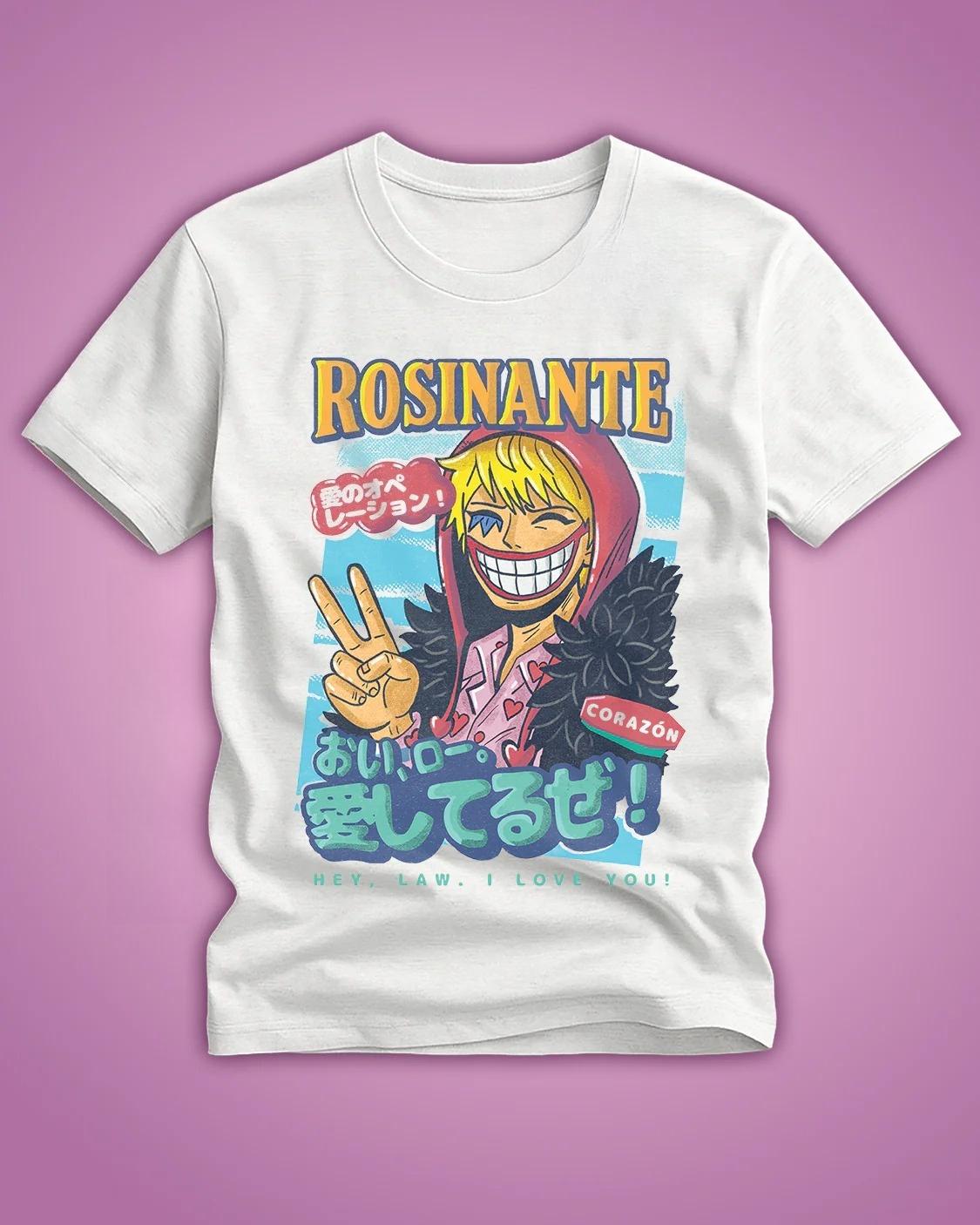 2026 Summer One Piece Anime Rosínante Corazon Printed Loose Shortsleeved Pure Cotton Childrens Tshirt Tide Unisex Casual S
2026 Summer One Piece Anime Rosínante Corazon Printed Loose Shortsleeved Pure Cotton Childrens Tshirt Tide Unisex Casual S