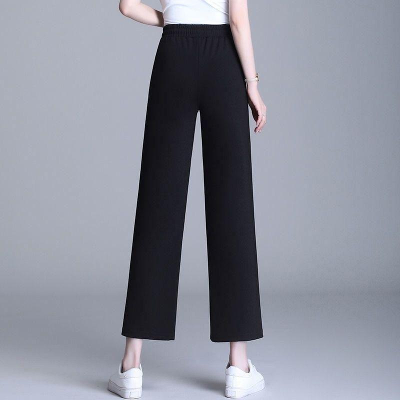 Women s Black High-Waisted Wide-Leg Pants, Spring/Summer, Korean Style, Loose, Casual, Thin, Drapey, Straight-Leg M (44-50 kg)
Women s Black High-Waisted Wide-Leg Pants, Spring/Summer, Korean Style, Loose, Casual, Thin, Drapey, Straight-Leg M (44-50 kg)