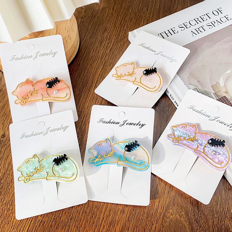 Bofeiya Cute Cat Hair Clip for Girls - Versatile and Simple Bangs and Duckbill Hair Accessory. Factory Direct Sale
Bofeiya Cute Cat Hair Clip for Girls - Versatile and Simple Bangs and Duckbill Hair Accessory. Factory Direct Sale