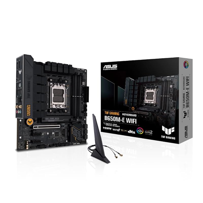 ASUS TUF GAMING B650M-E WIFI AMD Ryzen 7000 series AM5 correspondence mounted microATX Motherboard/domestic authorized distributor product
ASUS TUF GAMING B650M-E WIFI AMD Ryzen 7000 series AM5 correspondence mounted microATX Motherboard/domestic authorized distributor product