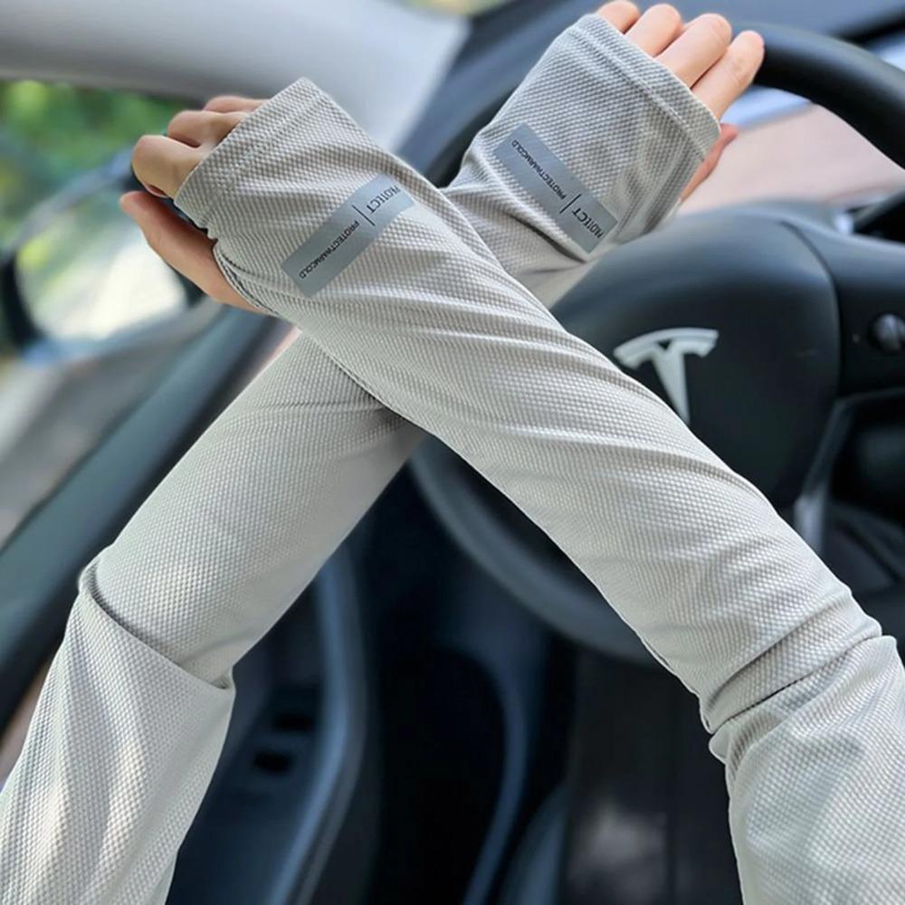 1 Pair Ice Cool Fingerless Arm Sleeves High Elastic Summer UV Protection Cooling Arm Cover for Men Women светло-серый
1 Pair Ice Cool Fingerless Arm Sleeves High Elastic Summer UV Protection Cooling Arm Cover for Men Women светло-серый