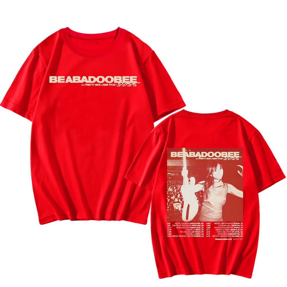Beabadoobee Tour 2025 T-shirts Hip Hop Streetwear Tee Women Men Cotton High Quality Y2k Short Sleeve New Pattern Fashion Tshirts S
Beabadoobee Tour 2025 T-shirts Hip Hop Streetwear Tee Women Men Cotton High Quality Y2k Short Sleeve New Pattern Fashion Tshirts S