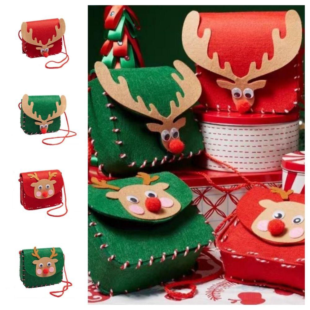 House Decoracion DIY Xmas Candy Bag Creative Portable Elk Shoulder Bag Christmas Gift
House Decoracion DIY Xmas Candy Bag Creative Portable Elk Shoulder Bag Christmas Gift