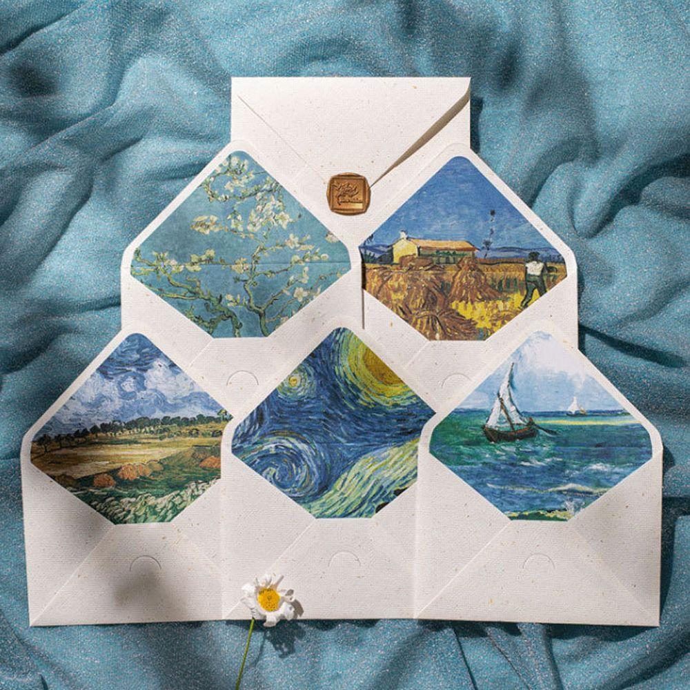 Supplies Writing Paper Exquisite for Letters Artistic Van Gogh Envelopes Oil Painting Vintage S-Starry Night
Supplies Writing Paper Exquisite for Letters Artistic Van Gogh Envelopes Oil Painting Vintage S-Starry Night